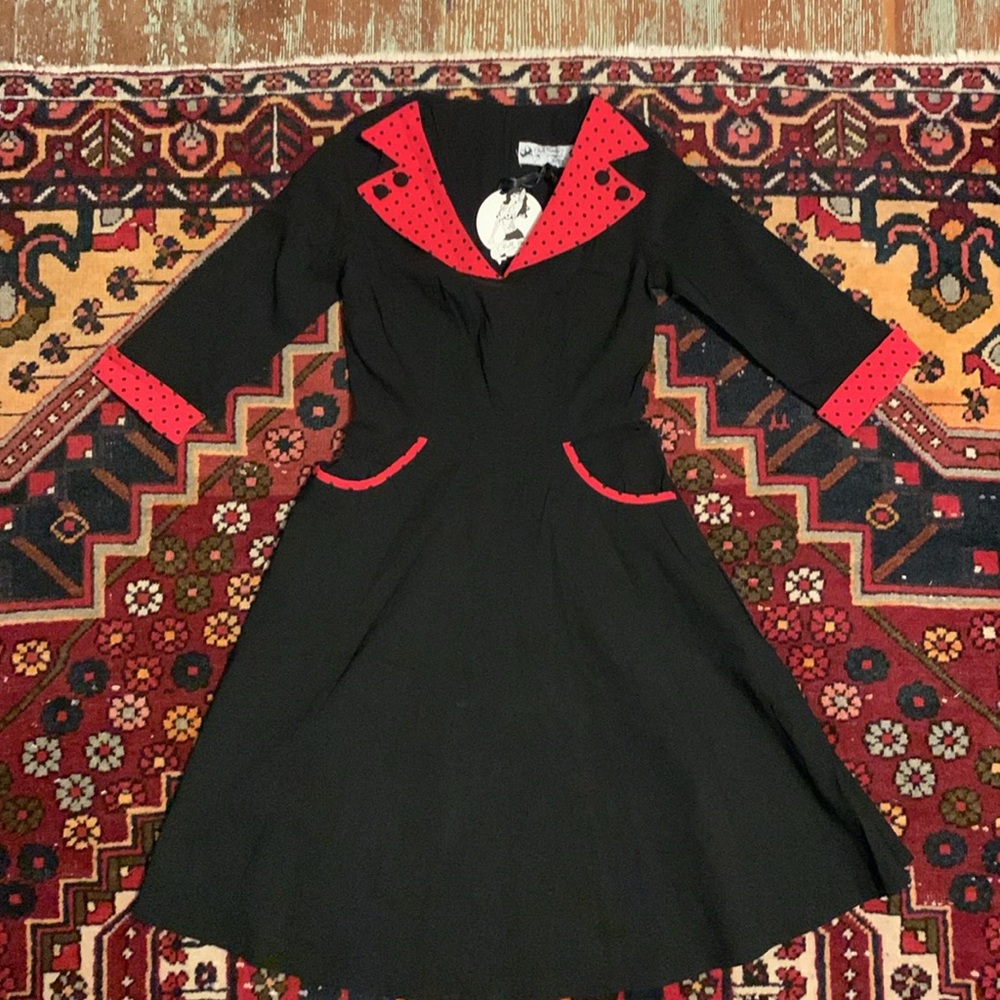 Hell Bunny Vixen Rena Dress, Small